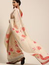 Pastels Fancy Wear Latest Designer Linen Printed Saree Collection